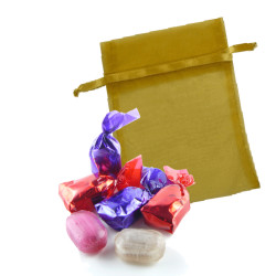 Sachet Organdi PM Bonbons Fruits Rouges