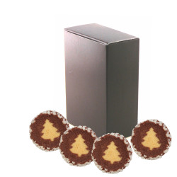 Mini Coffret Sablés Chocolat Vanille