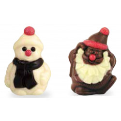 Petits Sujets de Noël Chocolat • lot de 20p